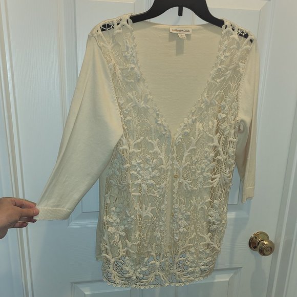 Coldwater Creek sweater vest/cardigan - Picture 1 of 6